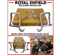 Parafango Motore Airfly Evo Argento Per Royal Enfield Super Meteor 650