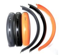 Parafango MTB Parafanghi for bici 24/26/20" x4.0 parafanghi for pneumatici larghi parafanghi set parafanghi for bici da neve pieghevoli e-bike bicicletta MTB accessori for ciclismo Parafango Bici(Blac