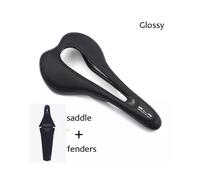 (Parafango nero lucido) Sella full carbon Ultralight Italia SLR Tekno Flow Sella ad alte prestazioni