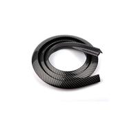 Parafango per auto Paraspruzzi anticollisione universale Passaruota per auto Espansore alare per Arco sopracciglio Parafango Labbro Kit corpo Accessorio copertura protettiva Accessori(Carbon black)