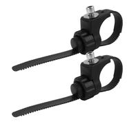 Parafango Per Bici A Montaggio Su Telaio - Adattatore Laterale con Viti per Bicicletta | Parafango Anteriore/Posteriore con Anello Regolabile, Accessori Montaggio e Riparazione Bici, Set 2 Pezzi per E