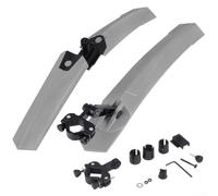 Parafango per bici con fanale posteriore per una sicurezza ottimale sui sentieri in mountain bike (grigio ordinario)