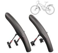 Parafango per bicicletta, 1 set anteriore e posteriore da 48,5 cm, regolabile, a sgancio rapido, leggero, in lega di alluminio, design resistente all'usura per ciclismo in ambienti urbani e esterni