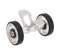 Parafango per bicicletta Easywheel a doppio rullo, parafango posteriore pieghevole con cuscinetti in acciaio, design leggero e cavo per biciclette pieghevoli e Dahon (Argento)