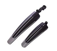 Parafango per bicicletta, Kit barriere bici, set barre 2 parafanghi bici for montagna, strada, anteriore, posteriore, MTB, parafanghi, accessori durevoli for bici con viti, protezione(Grey)