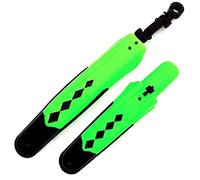 Parafango per bicicletta, Parafango universale for bicicletta MTB Parafango Ciclismo Rainplate Bici da strada Universale anteriore posteriore Parafango Ali Accessori for biciclette,(Groen)