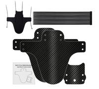 Parafango per Bicicletta, Protezione Contro Il Fango, in Fibra di Carbonio, Rinforzata, paraspruzzi e Posteriore per Bicicletta, per Uso Esterno, Strada di, Percorso e Corsa Urbana