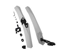 Parafango per bicicletta, Set parafango universale for bicicletta Set regolabile anteriore e posteriore for MTB, bici da strada, accessori durevoli for biciclette,(Grey)
