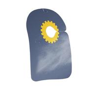 Parafango per freno a disco per bicicletta, in PVC, esteso 51 x 33,5 cm, protezione per mountain bike, protezione antisporco, accessorio per la pulizia della manutenzione del ciclismo