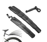 Parafango per mountain bike - Set di parafanghi telescopici e posteriori per biciclette 29,3 x 6,5 cm, design durevole, parafango per bici da strada, protezione dagli schizzi, a
