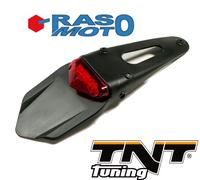 Parafango porta targa con fanale rosso