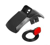 Parafango posteriore di ricambio con fanale posteriore e staffa di montaggio per scooter Kukirin G2 Pro 2024 per un'efficace resistenza al fango e all'acqua (B)