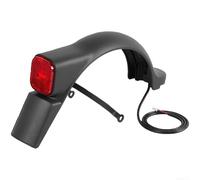 Parafango posteriore e staffa fanale posteriore pacchetto per Xiaomi 4 GO Scooter progettato per compatibilità diretta e funzionalità (D)