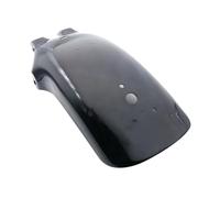 Parafango posteriore for moto in metallo compatibile con Yamaha V-Star Virago 250 535 750 1100 (Color : Black)