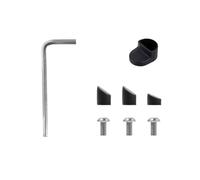 Parafango posteriore, freno, fanale posteriore, compatibile con Xiaomi M365 E-Scooter Pro 2 Mi3 con set di parti di cuscinetti di copertura for fessure, parti di supporto rinforzate(Black dust plug)