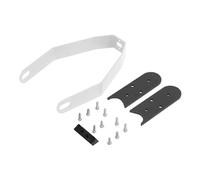 Parafango posteriore, freno, fanale posteriore, compatibile con Xiaomi M365 E-Scooter Pro 2 Mi3 con set di parti di cuscinetti di copertura for fessure, parti di supporto rinforzate(White bracket)