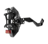 Parafango Posteriore Moto con Supporto per Targa per CB650R CB650F CBR650R CBR650F Tutti gli anni, PSLER Moto Coda Pneumatico Ruota Parafango Montaggio Accessori(Fibra Carbonio)