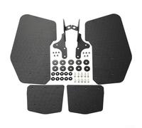 Parafango posteriore per Polaris per Rzr Pro R 2022 e versioni successive in plastica ABS nera per paraspruzzi Flap Set Off Road Utv protezione accessori montaggio rapido look elegante detriti scudo