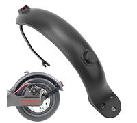 Parafango Posteriore per Scooter, Staffa parafango Posteriore con Luce Posteriore e Gancio per Scooter Elettrico Mijia M365 (Nero)