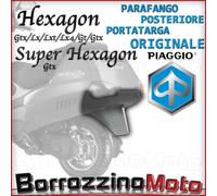 PARAFANGO POSTERIORE PORTATARGA GRIGIO ORIGINALE PIAGGIO HEXAGON LX 125 1998