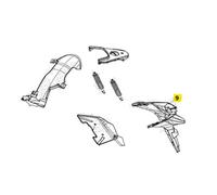 PARAFANGO POSTERIORE PORTATARGA SYM JET 14 200 2024 XCB20B1CN-EU