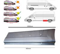 Parafango posteriore ruota anteriore sinistra per Fiat Ducato 2006