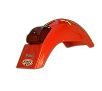 Parafango posteriore UFO universale enduro rosso con luce posteriore 50cc...