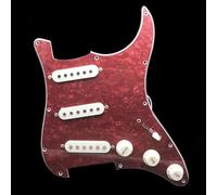Parafango Precablato Adatto Per Chitarra Elettrica ST SSS Pickguard Pickup Con Battipenna E Manopola Accessori In Più Colori(Pearl B)
