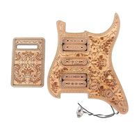 Parafango Precablato Pickup Humbucker Precablati Caricati SSH In Acero Set Piastra Di Protezione Per Chitarra Elettrica Con Coperchio