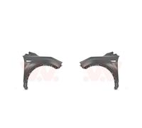 Parafango Set Anteriore Sinistra Destra Con Foro Distanziatori per Ford Kuga II