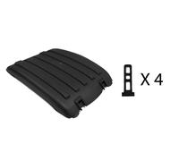 PARAFANGO SUPERIORE BASSO GRIGIO SCURO CON KIT TIRANTI 200.15502-SCANIA-Serie R-