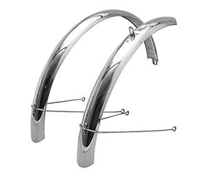 Parafango Vtt-City Aste 26-650b p2r Inox Argento 60mm (Paio) Libro