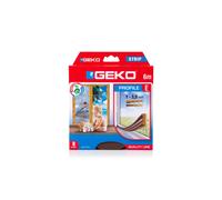 Geko - 1000-3 - Guarnizione adesiva per isolamento STRIP - fessura 1-3 mm - 6 m - gomma - marrone - Geko - 101933 - Conf. da 1 Pz. - 1000-3