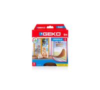 Geko 940009 - Isolante per porte e finestre"I-Profil" autoadesivo, ritagliabile, lunghezza 6 m, 9 x 3 mm, durata 5 anni, colore: marrone