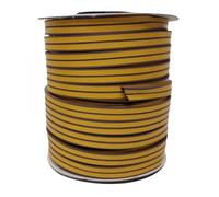 Parafreddo Profilo P Rotolo mt.100 Marrone Guarnizione Adesiva Termo Isolante