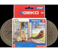 Parafreddo geko strip profilo p gomma epdm espansa marrone mt 6 (10 pezzi) Tre e