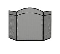 Parafuoco HOMCOM IT820-427V00BK - materiale metallo, dimensioni 96x60x1 cm