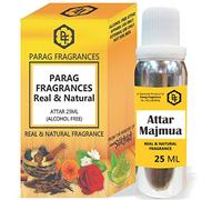 Parag Fragrances Majmua Attar da 25 ml con bottiglia vuota fantasia (senza alcool, lunga durata, Attar naturale) disponibile anche in confezione da 50/100/200/500