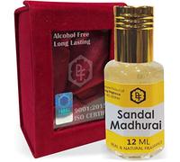 Parag Fragranze Sandal Madhurai Attar 12 ml con preziosa confezione regalo | Best Attar per uomo | Attar di lunga durata | Ittar | Attar | Profumo | Regalo per uomo disponibile anche in 25 ml 100