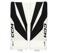 Paragambe portiere per hockey CCM Axis F9 White/Black Senior 34 + 2 palce