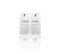 Paragambe portiere per hockey True HZRDUS L95 White Senior 32 + 2 pollici
