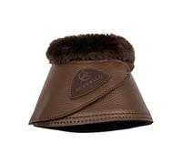 Paraglomi ACavallo in pelle e montone Bell Boots Faux Sheepskin Brown