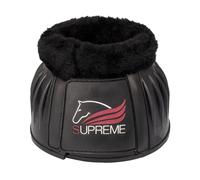 Paraglomi per cavalli in gomma con bordo in pelo e chiusura a strappo Supreme