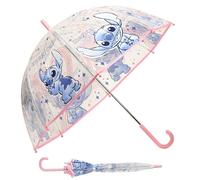 Ombrello a campana trasparente Stitch Disney ombrello con manico per bambini
