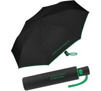 PARAGUAS PLEGABLE AUTOMATICO 52 CM BENETTON BLACK