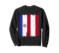 Paraguay Austria Mezza Bandiera Patrimonio Austriaco del Paraguay Felpa