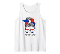 Paraguayan Paraguaya Girl Paraguayan Heritage Paraguay Flag Canotta