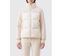 PARAJUMPERS Piumino corto trapuntato in nylon con collo a imbuto e zip M Panna