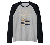 Paralegal Assistente Legale Studio Legale Ricercatore Avvocato Regalo Maglia con Maniche Raglan
