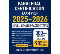 Paralegal Certification Exam Prep 2025-2026: Study Guide with Proven Strategies Full-Length Practice Tests and Detailed Answer Explanations